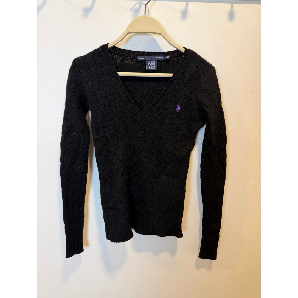 Ralph Lauren Sport Knit LambWool V-Neck Sweater